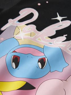 Name IT Kids' Pokémon Cotton T-Shirt, Black - view 2, Black