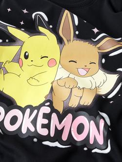 NAME IT Kids' Pokemon Sweatshirt, Black - view 2, Black