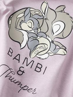 NAME IT Kids' Bambi Long Sleeve Top, Dawn Pink - view 2, Dawn Pink