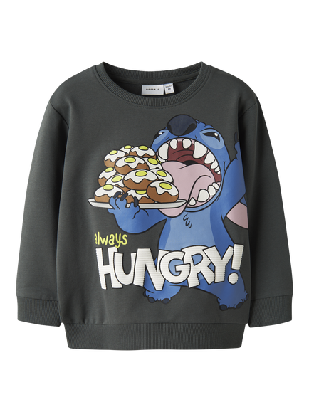 NAME IT Kids' Lilo & Stitch Graphic Sweatshirt, Urban Chic, Urban Chic