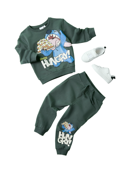 NAME IT Kids' Lilo & Stitch Graphic Sweatshirt, Urban Chic - view 2, Urban Chic