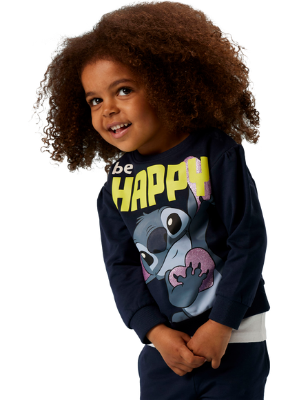 Name IT Kids' Lilo & Stitch Sweatshirt, Navy, Navy
