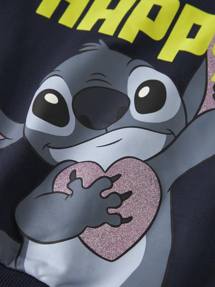 Name IT Kids' Lilo & Stitch Sweatshirt, Navy - view 2, Navy
