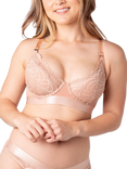 Hotmilk Warrior Plunge 2.0 Nursing Bra, Bronze