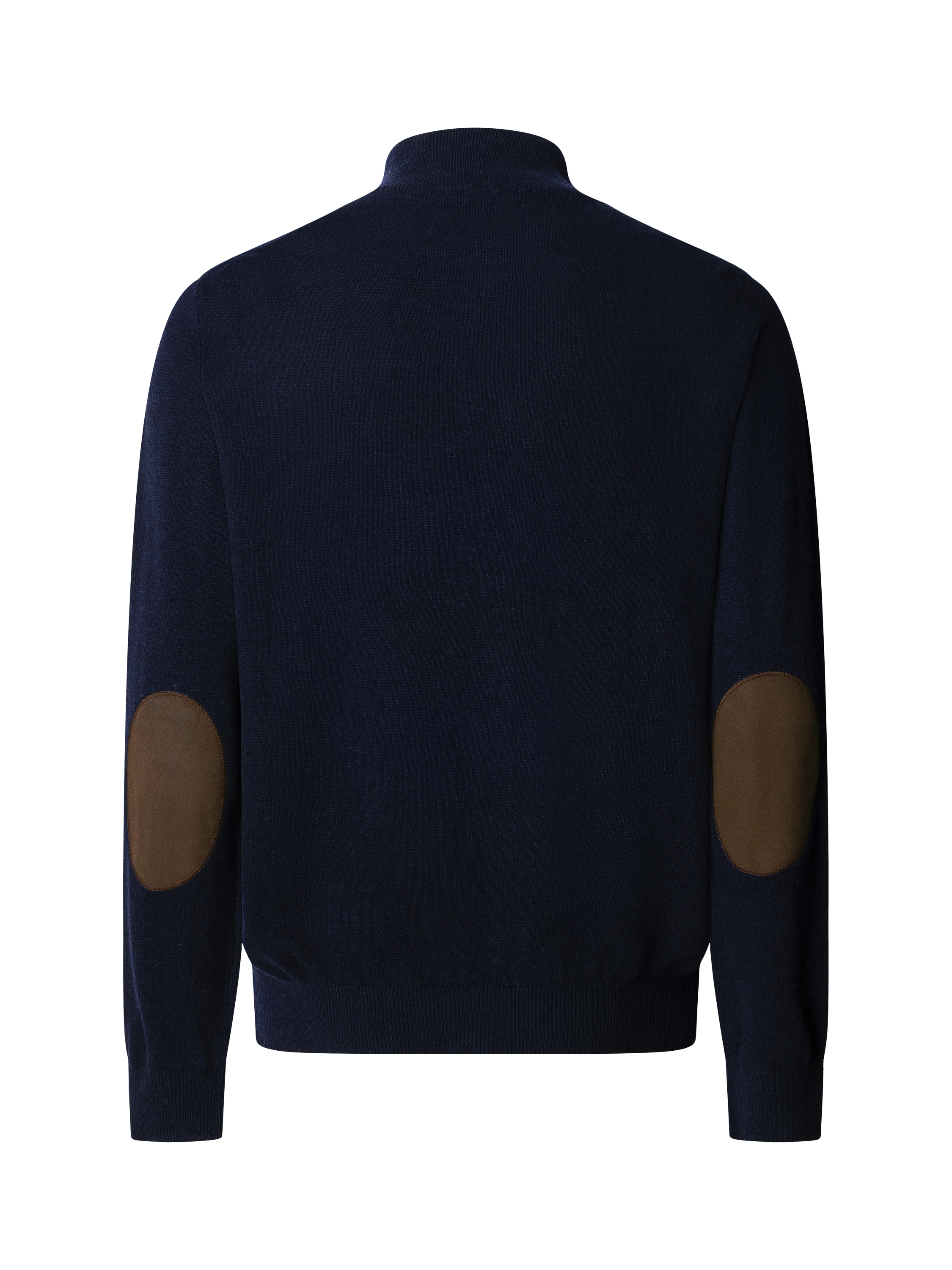 Product image 2 of 7, which shows Hackett London Wool Blend Long Sleeve High Neck Jumper, Midnight Blue, XXXL