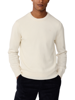 Hackett London Pure Wool Crew Neck Jumper, Off White