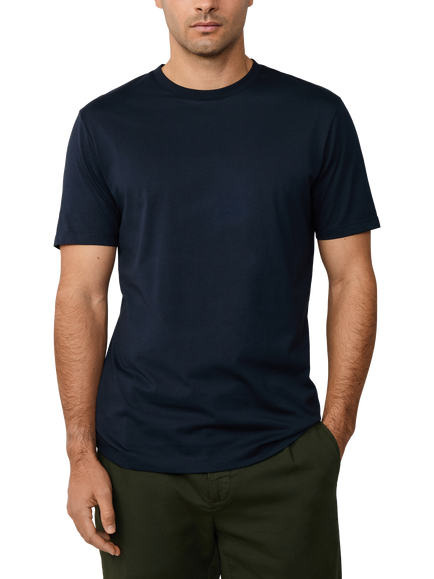 Hackett London Cotton Regular Fit Short Sleeve T-Shirt, Navy, Navy