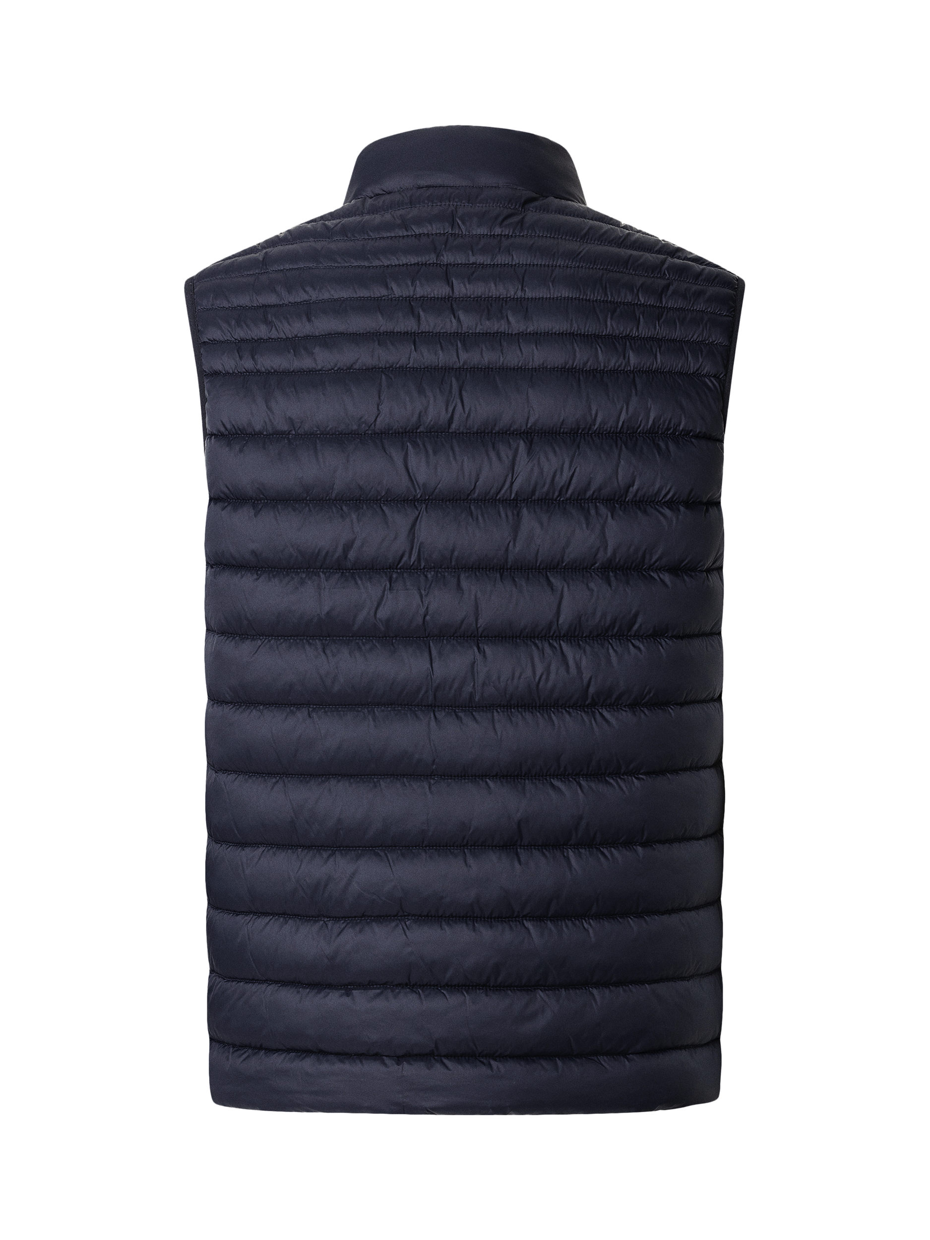 Product image 6 of 6, which shows Hackett London Ultra Lightweight Baffle Quilted Gilet, Midnight Blue, XXL