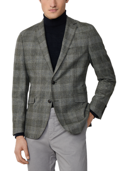 Hackett London Cotton Blazer, Cargo Green