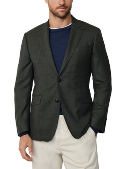 Hackett London  Chiltern Block Blazer, Cargo Green, Cargo Green