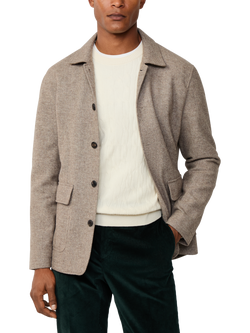 Hackett London Wool Blend Teba Blazer, Malt Beige, Malt Beige