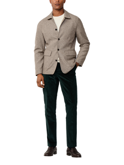 Hackett London Wool Blend Teba Blazer, Malt Beige - view 2, Malt Beige