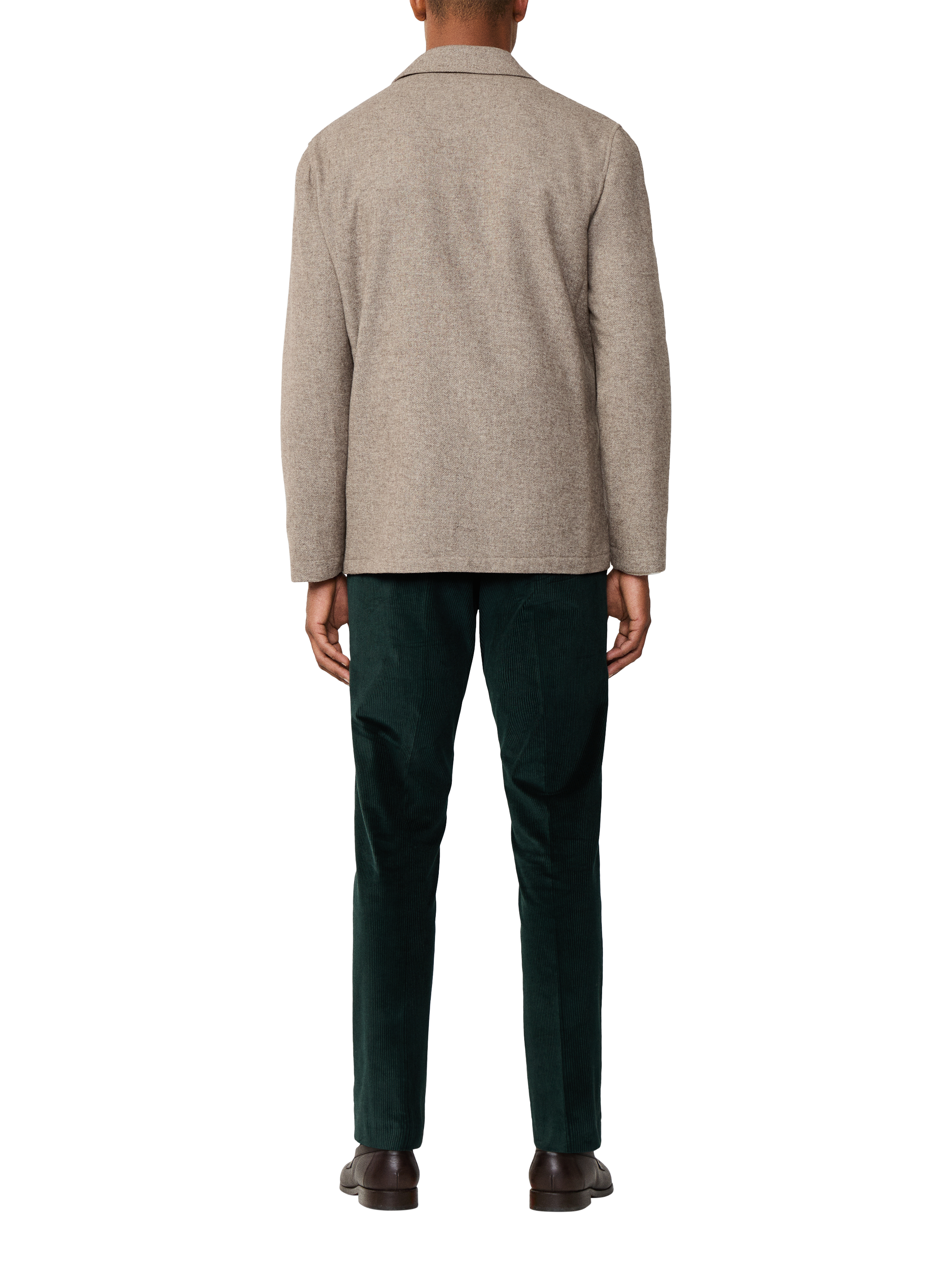 Product image 3 of 7, which shows Hackett London Wool Blend Teba Blazer, Malt Beige, 48