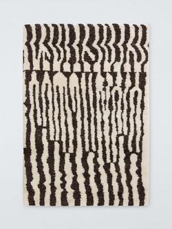 John Lewis Faiza Berber Pure Wool Rug, Ivory/Cocoa, Ivory/Cocoa