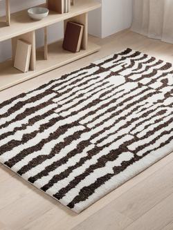 John Lewis Faiza Berber Pure Wool Rug, Ivory/Cocoa - view 2, Ivory/Cocoa
