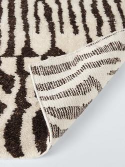 John Lewis Faiza Berber Pure Wool Rug, Ivory/Cocoa - view 2, Ivory/Cocoa