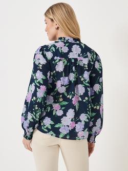 Crew Clothing Bree Floral Top, Multi - view 2, Multi