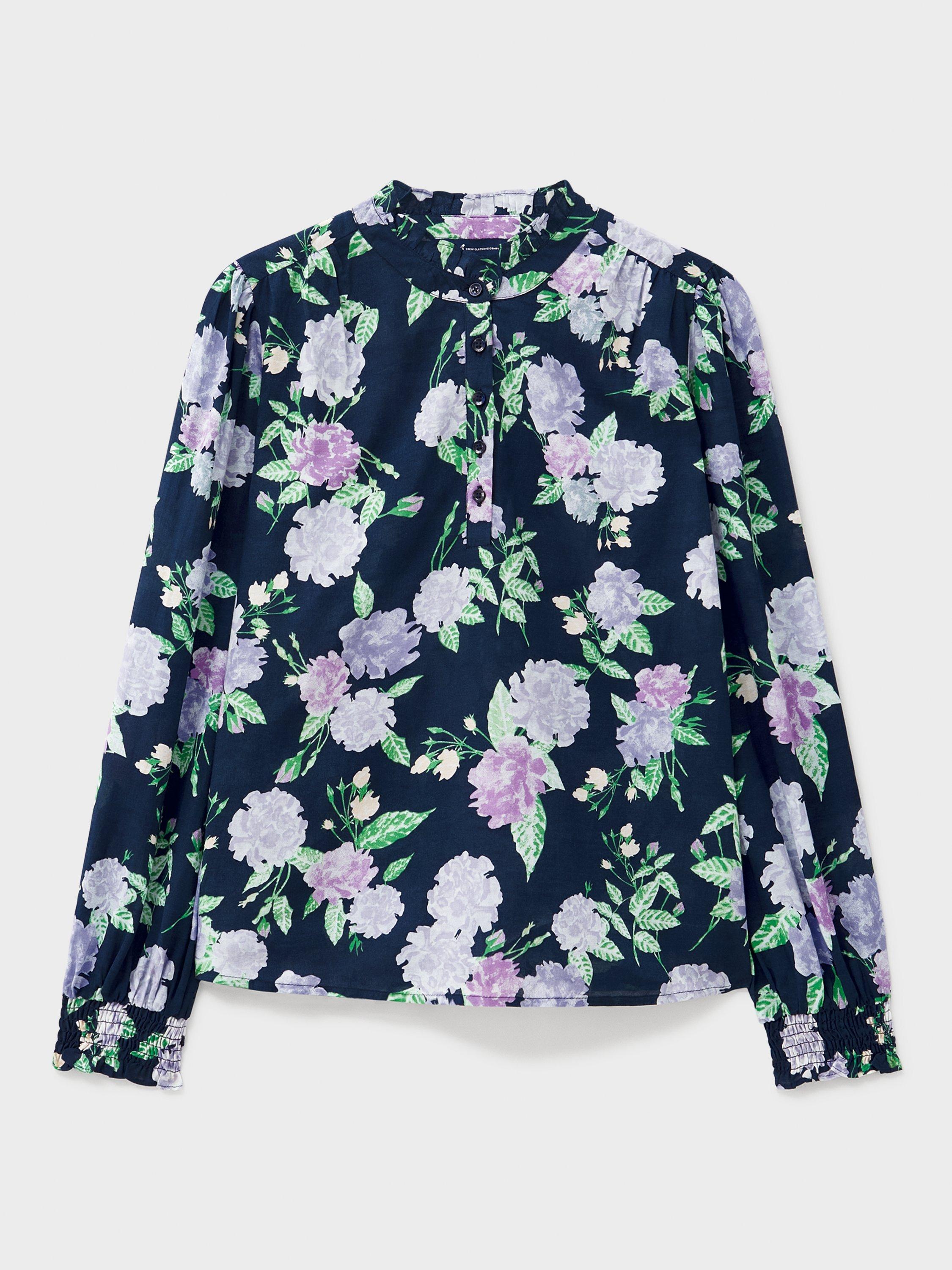 Product image 5 of 5, which shows Crew Clothing Bree Floral Top, Multi, 10