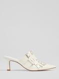 L.K.Bennett Atty Leather Stiletto Heel Open Court Shoes
