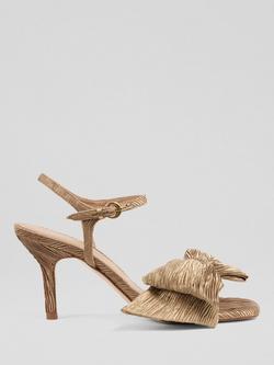 L.K.Bennett Roline Stiletto Heel Open Toe Sandals, Gold