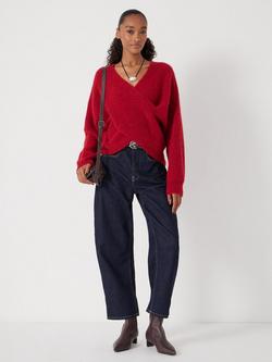 HUSH Betty Wool Blend Jumper, Fiery Red