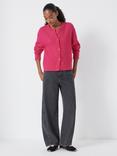 HUSH Wool Blend Long Sleeve Crew Neck Cardigan