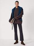 HUSH Quinn Oversized Sweatshirt, Dark Brown