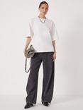 HUSH Zip Back T-Shirt, White