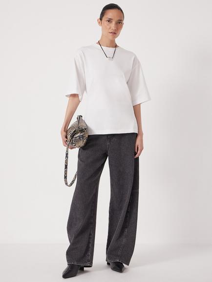 HUSH Zip Back T-Shirt, White