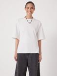 HUSH Zip Back T-Shirt, White