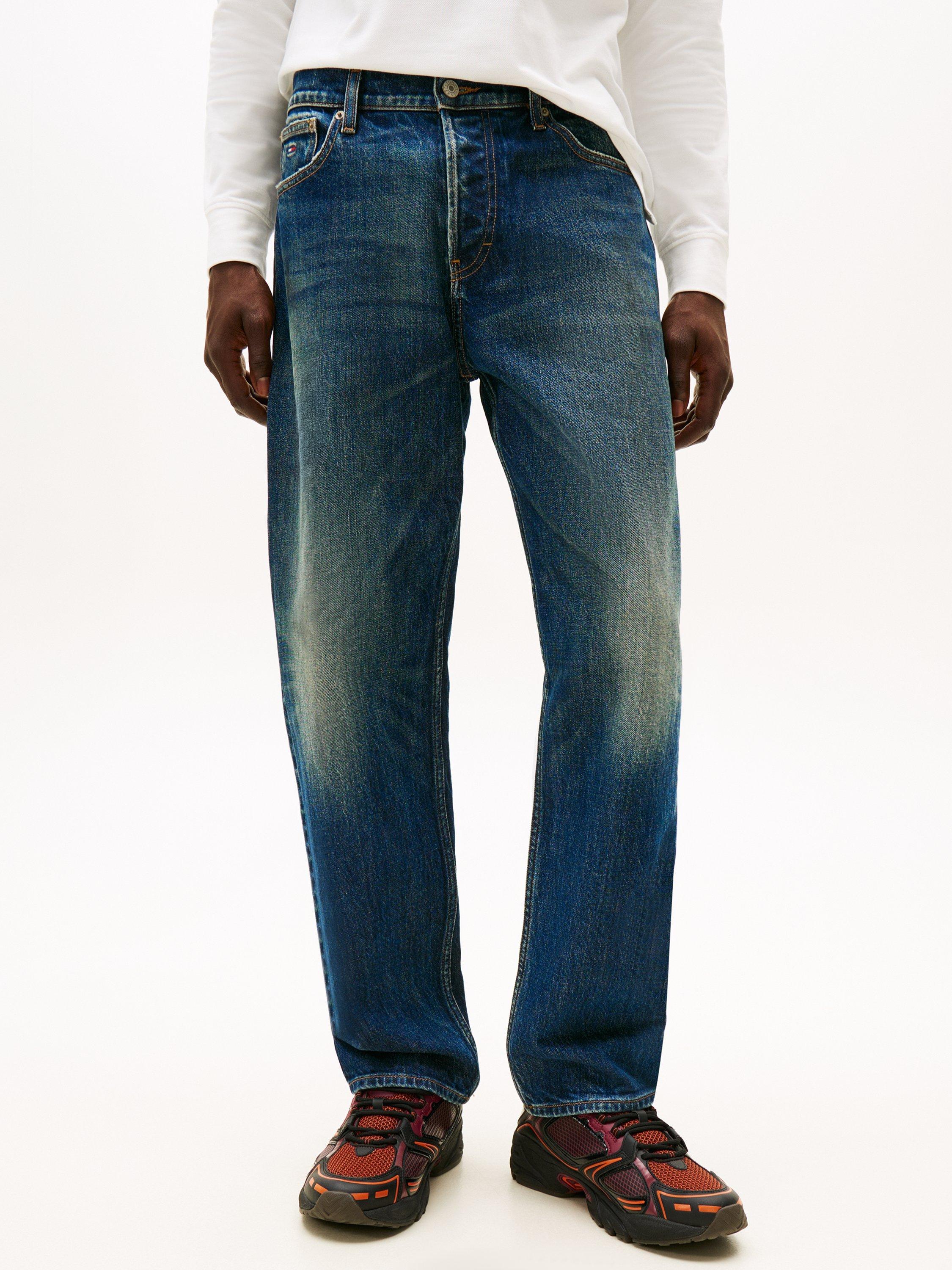 Product image 3 of 5, which shows Tommy Hilfiger Sonny Mid Rise Tapered Jeans, Denim Dark, W32/L34