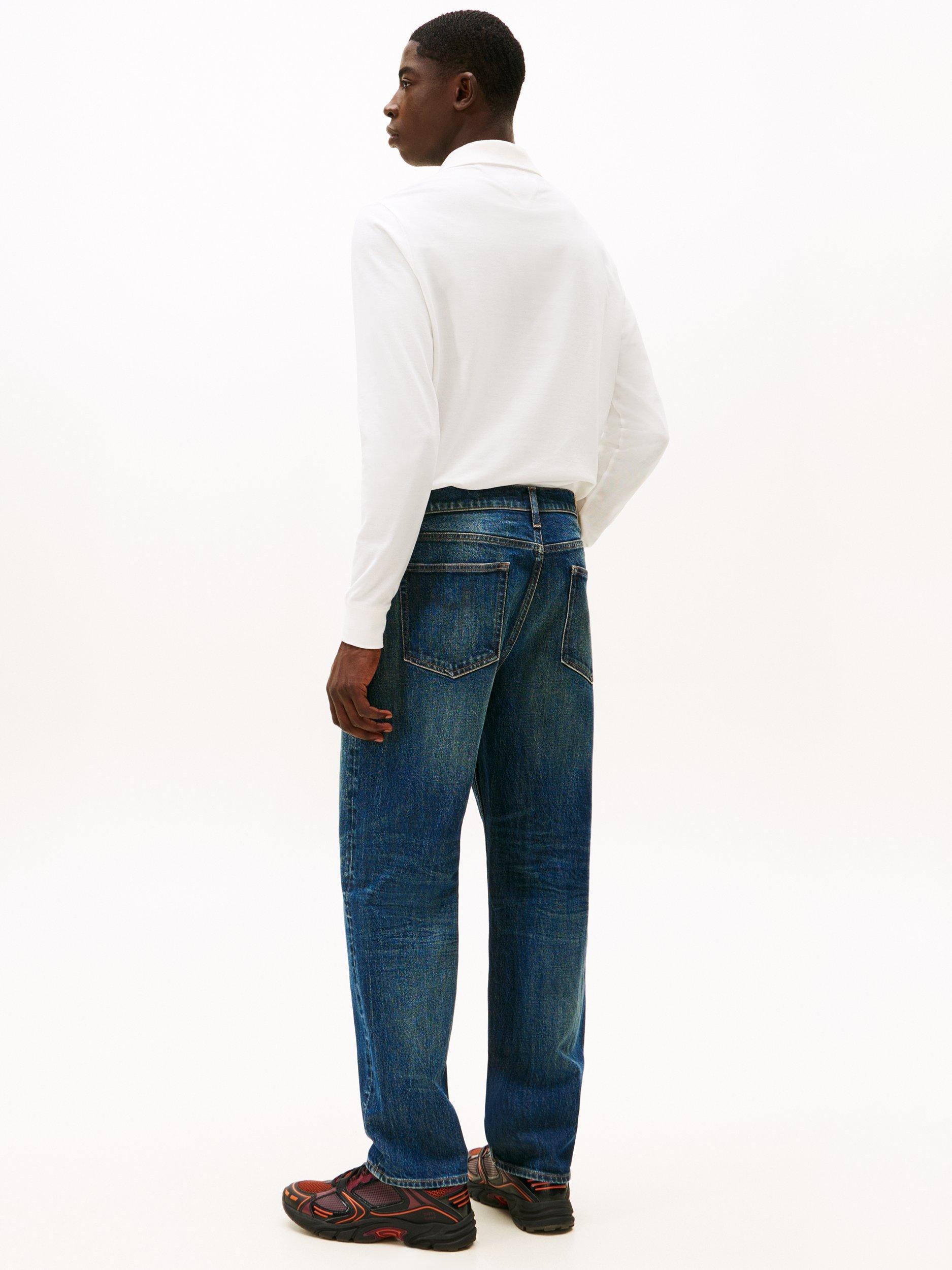 Product image 4 of 5, which shows Tommy Hilfiger Sonny Mid Rise Tapered Jeans, Denim Dark, W32/L34