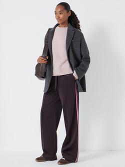 HUSH Harrison Side Stripe Joggers - view 2, Plum Purple