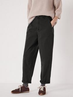 HUSH Tapered Leg Chinos, Washed Black