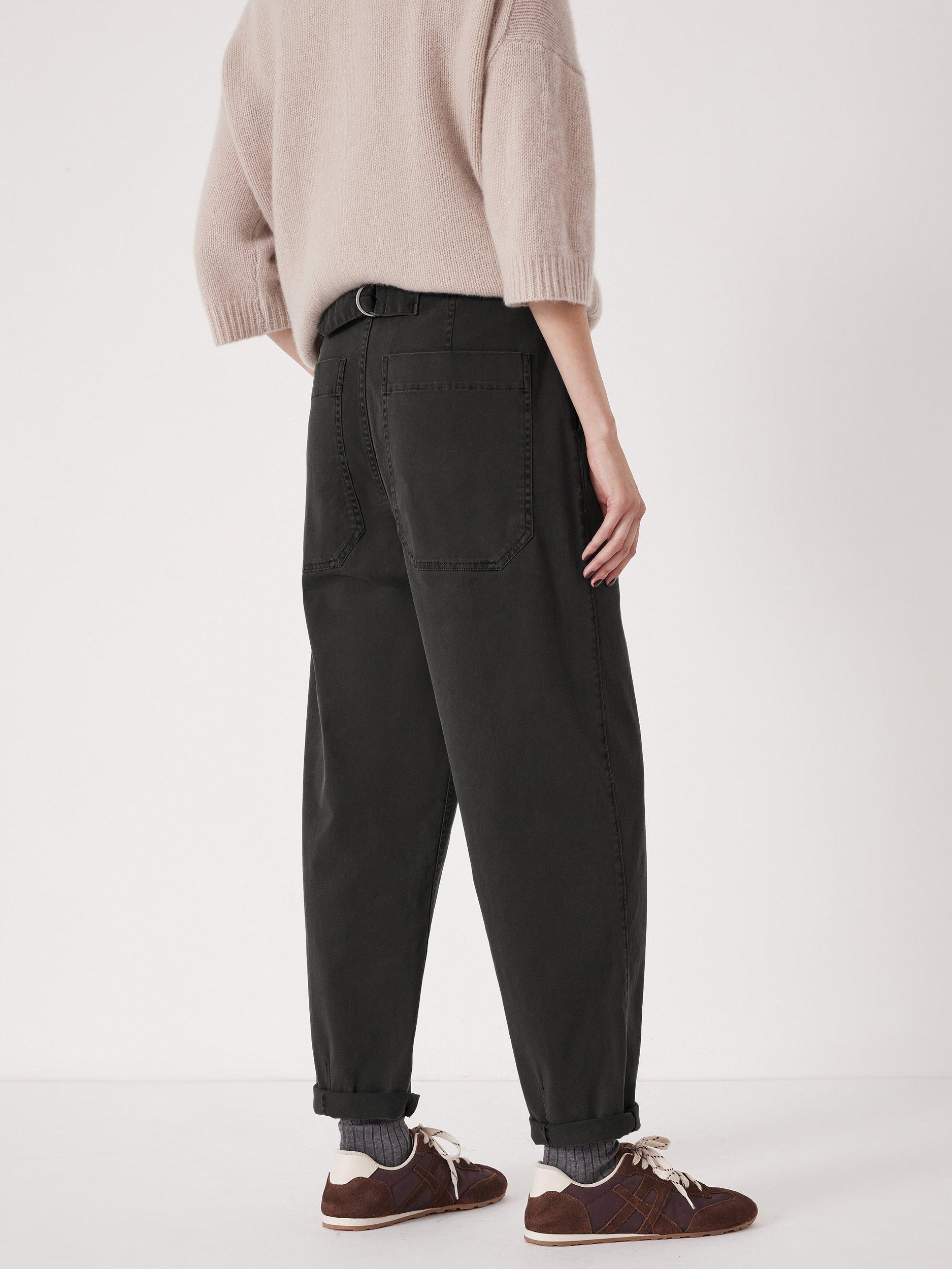 Product image 3 of 6, which shows HUSH Tapered Leg Chinos, Washed Black, 4R