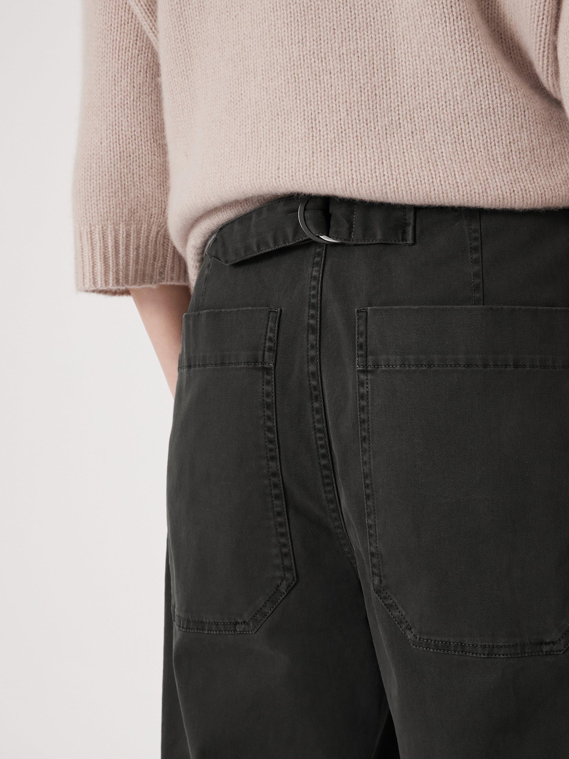 Product image 5 of 6, which shows HUSH Tapered Leg Chinos, Washed Black, 4R
