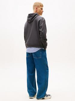 Tommy Jeans Cotton Logo Hoodie, Washed Black - view 2, Washed Black