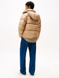 Tommy Jeans Water Repellent Ripstop Alaska Puffer Jacket - view 2, Coastal Taupe