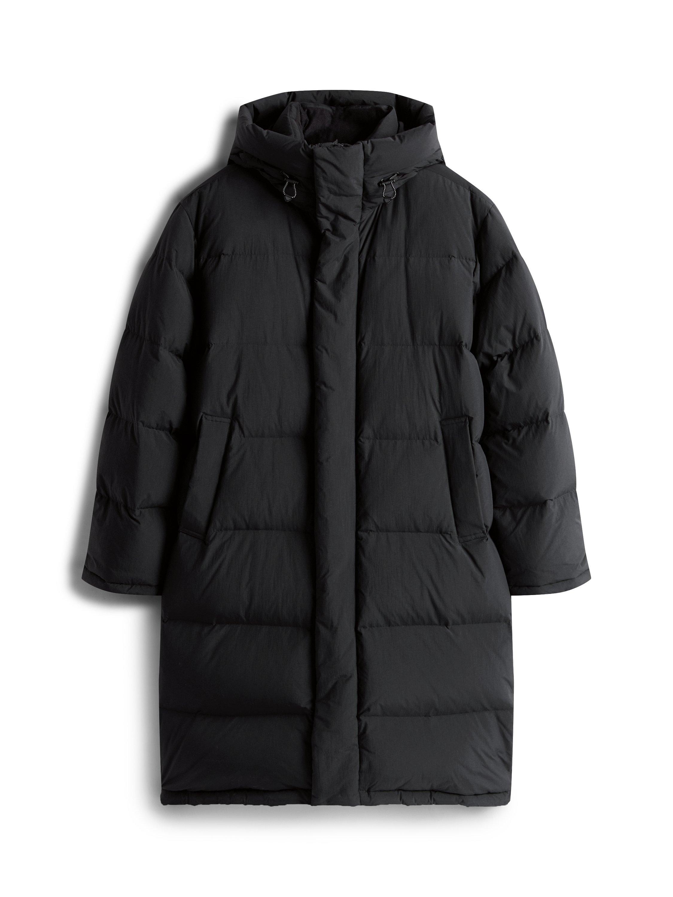 Product image 5 of 5, which shows Tommy Hilfiger Tommy Jeans Hooded Puffer Jacket, Black, L
