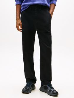 Tommy Hilfiger Tommy Jeans Otis Cotton Blend Chino Trousers, Black