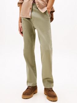 Tommy Hilfiger Tommy Jeans Otis Cotton Blend Chino Trousers, Utility Sage