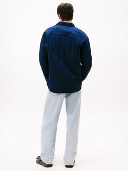 Tommy Hilfiger Tommy Jeans Cotton Check Overshirt - view 2, Dark Night Navy