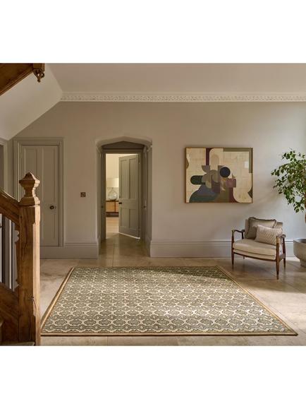Sanderson Matmi Abstract Rug, Avocado Green - view 2, Avocado Green