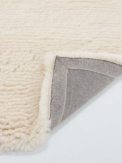 John Lewis Shaggy Pure Wool Rug, Natural - view 2, Natural