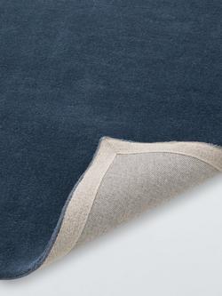 John Lewis Wellington Pure Wool Rug - view 2, Bluestone