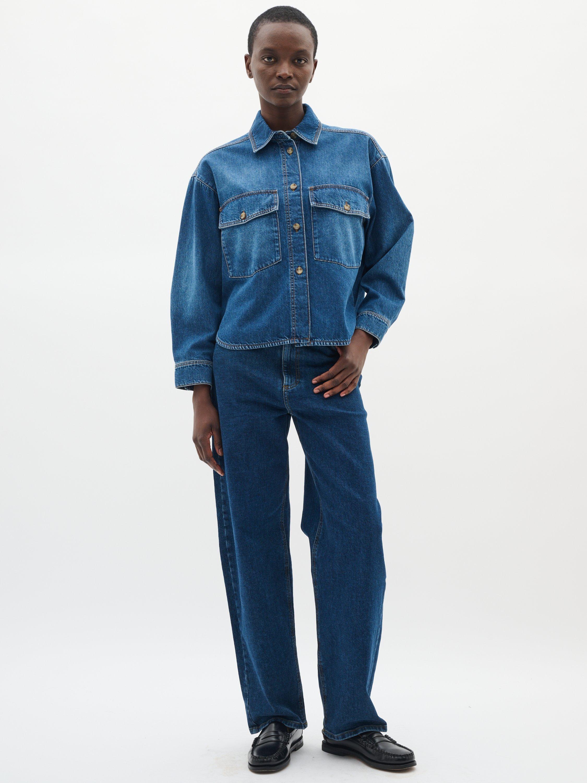 Product image 2 of 5, which shows InWear Naava Denim Shirt, Medium Vintage, 8