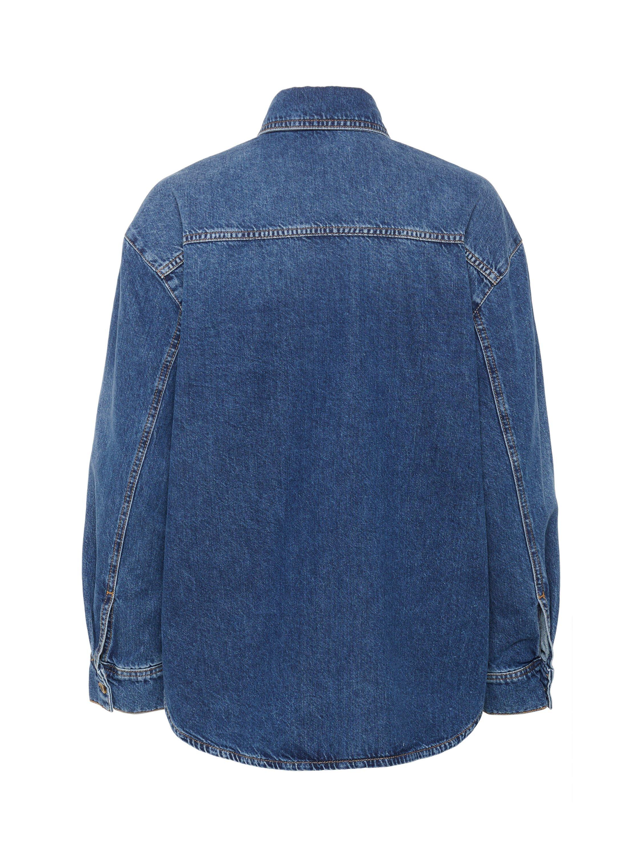 Product image 5 of 5, which shows InWear Naava Denim Shirt, Medium Vintage, 8