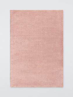 John Lewis Wellington Pure Wool Rug, Pink