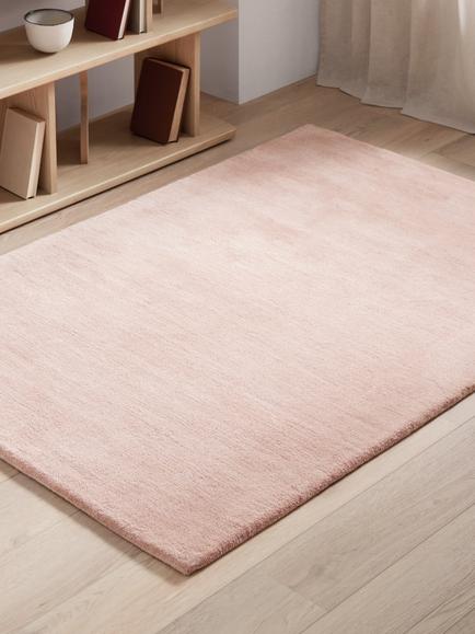 John Lewis Wellington Hand Loomed Pure Wool Rug - view 2, Pink
