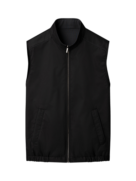 Eton Reversible Vest, Dark Grey, Dark Grey